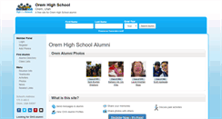 Desktop Screenshot of oremhighschool.net